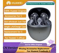 Original Part Replacement For Huawei Freebuds 5 Bluetooth Earphone Single Left Right Side Or Charge Case Part Accessories One Silvery L Earbud