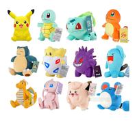 Original Peluche Pokemon Gengar Peluche 24cm Pokemon stuffed Toy Cute Cartoon Pikachu Plush Doll Soft Doll Child Birthday Gift Growlithe 25cm