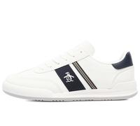 Original Penguin Mens 'GAZ' Cupsole Trainer - White Pu - Size UK 8