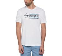 Original Penguin Graphic Puff Tv Pete Logo Short Sleeve T-shirt White S Men