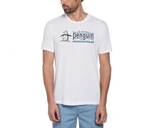 Original Penguin Graphic Puff Tv Pete Logo Short Sleeve T-shirt White S Men