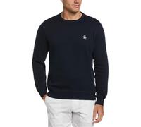 Original Penguin L/S STICKER PETE FLEECE CREW Dark Sapphire