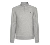 Original Penguin - Men’s Quarter Zip Sweatshirt, Sticker Pete, Organic Cotton Fleece, Long Sleeve, Yale, Extra Extra Large
