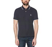ORIGINAL PENGUIN Men's 56 Tipped Sticker Pete Polo Shirt, Blue (Dark Sapphire ), L UK