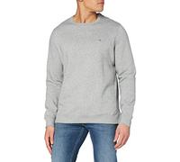 Original Penguin Men's Crew Neck Logo Sweatshirt, Grey (Rain Heather), Xx-Large