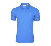 Original Penguin Mens 'Daddy' Stretch Pique Polo Shirt with Tencel (UK, Alpha, L, Regular, Regular, Ibiza Blue)