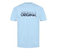 Original Penguin Mens L Logo T-Shirt Cool Blue S
