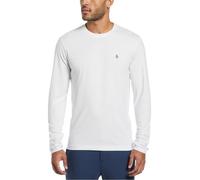 Original Penguin Men's Long Sleeved Small Embroidered Logo T-Shirt T-Shirt