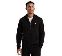 Original Penguin Men's ORG FLC Full Zip HOO Hooded Sweatshirt, True Black, L