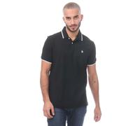Original Penguin Mens Pique Tipped Polo Shirt - Black - M - Black