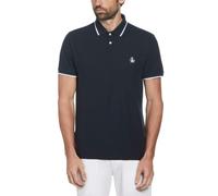 Original Penguin Mens Pique Tipped Polo Shirt - Navy - L - Navy