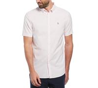 Original Penguin - Men's Shirt, SS Oxford STRTCH NO Fit Shirt, Parfait Pink, L