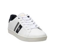 Original Penguin Mens Steadman Retro Trainers - White Polyurethane - Size UK 12