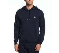 Original Penguin Mens Sticker Pete Pull Over Hoodie - Navy - Navy - M - 85% Cotton/15% Polyester