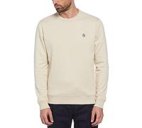 Original Penguin - Men's Sweatshirt, Sticker Pete Organic Cotton Fleece Sweatshirt, Crew Neck, Oatmeal, XXL