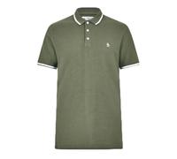 Original Penguin Mens Tipped Polo Shirt Grape Leaf M