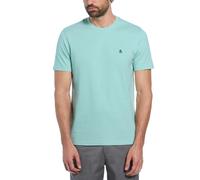 ORIGINAL PENGUIN Pin Point Embroidered Pete T Shirt Blue XS