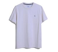 Original Penguin Pin Point Embroidered Pete T-Shirt-Off White-Large