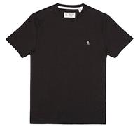 ORIGINAL PENGUIN Pin Point Embroidery T-Shirt in Black L