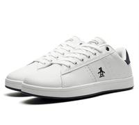 Original Penguin Steadman Men's Memory Foam Trainers Size: 2 Colour : White / Navy