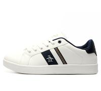 Original Penguin Steadman Retro25 Men's Memory Foam Trainers Size: 8 Colour : White / Navy