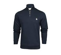 Original Pengun SMALL LOGO QUARTER ZIP SWEAT SHIRT Dark Sapphire
