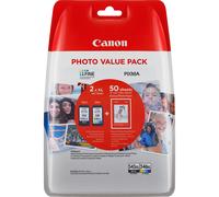 Canon PG-545XL/CL-546XL High Yield Ink Cartridge + Photo Paper Value Pack
