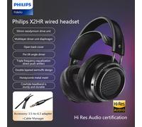 Original Philips X2HR Fidelio HiFi Stereo Head-mounted Headphones Comfort Music Wired Headset Computer Monitor Gaming Earphones Black