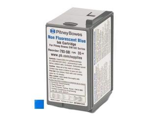 Original Pitney Bowes DM100i -DM220i BLUE Ink Dm100