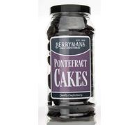 Original Pontefract Cakes Aniseed & Liquorice Gums Retro Sweets Gift Jar By Berrymans Sweet Shop - Classic Sweets, Traditional Taste.