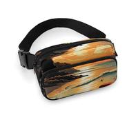 Original Poster for Endless Summer Fanny Pack for Women Men Waist Bag Belt Bag Adjustable Casual Bag for Travel Sports Hiking, white, 7.9x5.1inches
