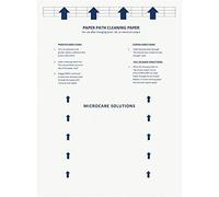 Original Printer Cleaning Sheets - Reliable Solution for Cleaning Rollers & Fixing Paper Feed Issues - Compatible with Inkjet & Laser Printers (A4 or 8.5 x 11-10 Pack)