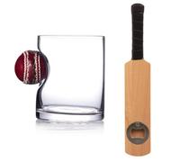 Original Products Bar Bespoke Cricket Set - Cricket Bat Opener & Cricket Ball Tumbler