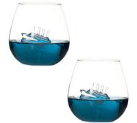 Original Products Bar Bespoke Set Of 2 Ship In A Glass 500Ml - Transparent