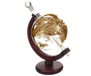 Original Products Bar Originale Gold Ship Globe Decanter 750Ml