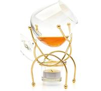 Vinology Brandy Warmer Set Deluxe Gold
