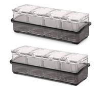 Original Products Final Touch 5 Piece Garnish Bar Caddy Clear - Set Of 2