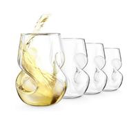 Original Products Final Touch Conundrum White Wine Glasses 266Ml Set Of 4 Clear