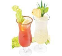 Original Products Final Touch Hurricane Cocktail Glasses Set Of 2 Clear