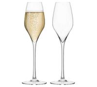 Original Products Final Touch Pack Of 2 Lead-Free Crystal Champagne Flutes Glasses 340Ml Clear