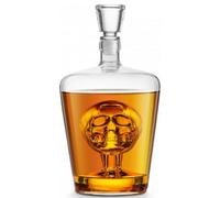 Original Products Final Touch Phantom Skull Glass Decanter 1 Litre Clear