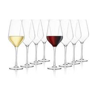 Original Products Final Touch Set Of 8 Everyday Lead Free Crystal Wine Glasses 620Ml Clear