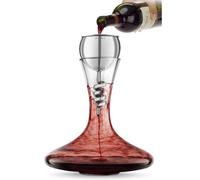 Final Touch Twister Red Wine Aerator & Decanter, Stainless Steel Edition