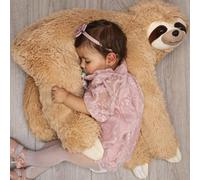 Original Products Mikamax Giant Sloth Cuddle Pillow - Soft Plush Body Cushion