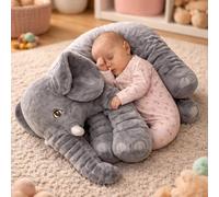 Original Products Mikamax Large Elephant Shaped Plush Pillow - Children's Room Cushion