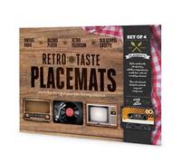 Original Products Mikamax Retro Cassette Placemat Set Of 4 - Vintage Inspired Table Mats