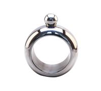 Original Products Mixology Bangle Hip Flask Stainless Steel in Silver Original Products Silver