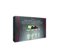 Original Products Vinology Undercabinet Bottle & Glass Rack in Silver Original Products Silver