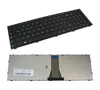 Original QWERTZ Laptop Keyboard German with Black Frame Compatible with Lenovo Ideapad PK131BJ2A05 PK131BJ2A19 PK131K42A00 R0A T6G1 T6G1-PO T6G1-SPA T6G1B-GE TEC6 (German Keyboard Layout)