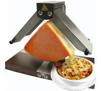 Original Raclette Cheese Melter Half Cheese Wheel Melting Grill Height Adjustable Heating Rod Restaurant Kitchen Commercial Appliance
